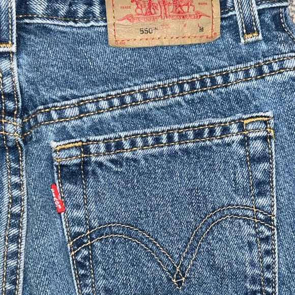 VINTAGE misses Levi's Blue Jean Shorts for Women - Picture 3 of 4